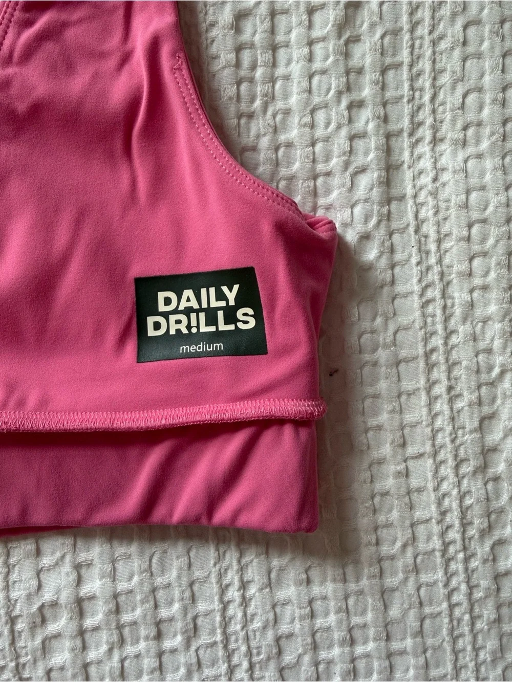 Daily Drills Go! V-Neck Bra - Pink - Picture 3 of 3
